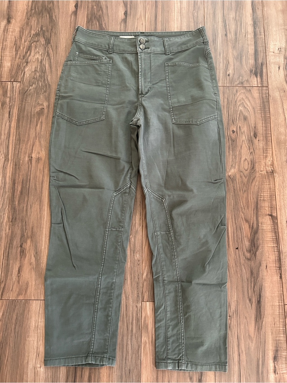 Pilcro women’s Olive Barrel Straight Jeans Size 30 - Picture 10 of 10